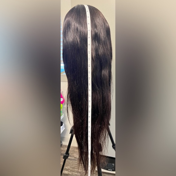 35” Straight Human Hair Wig - Picture 3 of 9
